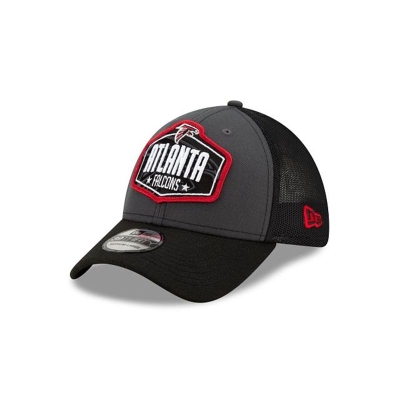 Atlanta Falcons Gorra | New Era NFL Draft 39thirty Stretch Fit Cap Mexico - Grises